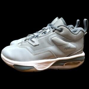 Nike Air Jordan Stay Loyal 3 Sneakers 4.5 Y Wolf Grey White Cool Grey FB9922-012